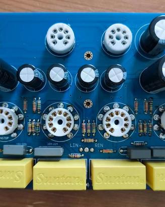 Scheda preamplificatore valvolare 12AX7 12AU7 6Z4