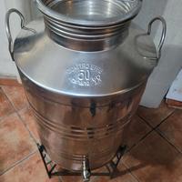 Contenitore olio 50 lt in acciaio