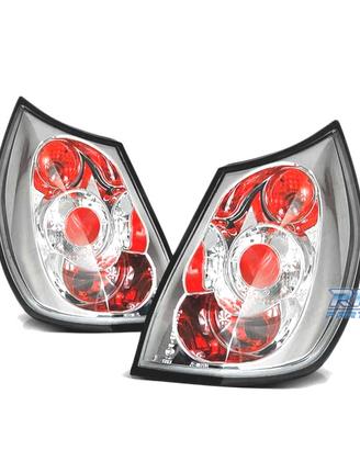 FANALI RENAULT SCENIC 03-06 LOOK LEXUS CROMO