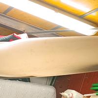 canoa da lago con pagaia 