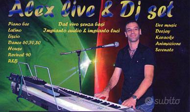 Musicista, pianista, cantante e Dj e service