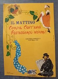 cartolina centenario il mattino di napoli 1992