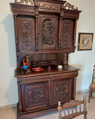 Credenza Vaisselier vintage + tavolo fratino