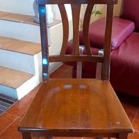 Sedia in legno Massello