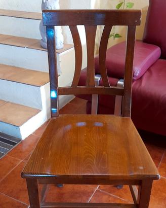 Sedia in legno Massello
