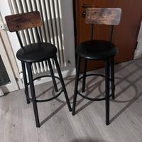 Coppia di sgabelli da bar