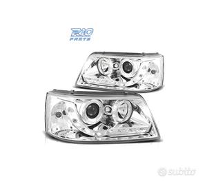 FARI VOLKSWAGEN VW T5 03-09 LUCE DIURNA FONDO CROM