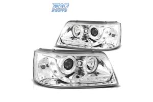 FARI VOLKSWAGEN VW T5 03-09 LUCE DIURNA FONDO CROM