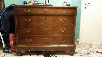 Cassettiera in legno anni 50
