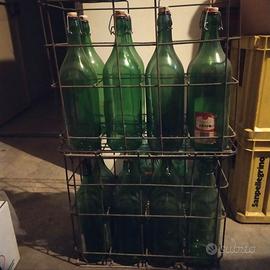 Bottiglioni vino 2 litri con tappi e contenitori