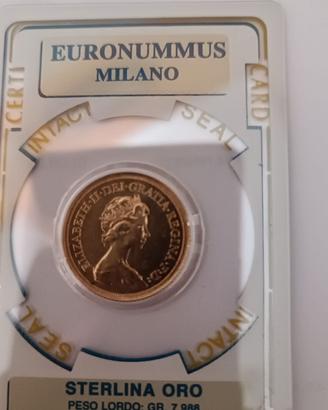 Sterlina d’oro britannica del 1974
