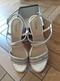 Sandali donna Nero Giardini  Oxigen platino
