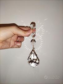 Pendente a foglia per lampadario Swarovski
