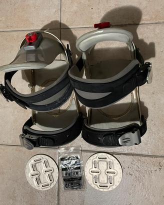 Attacchi snowboard alluminio