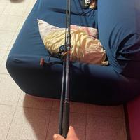 canna da pesca con mulinelo da carp fishing