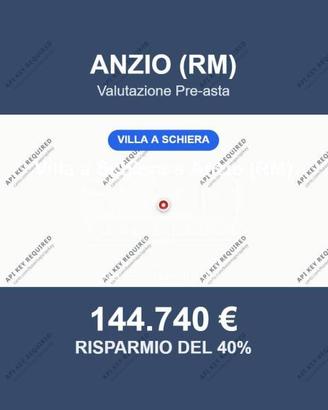 Immobile in asta di 163 m² con box auto a Anzio