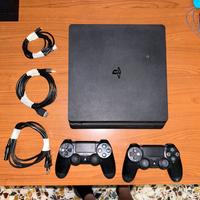 PlayStation 4 slim + 2 controller