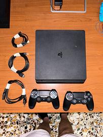 PlayStation 4 slim + 2 controller