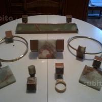 Lampadario e accessori bagno in alabastro