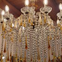 Lampadario in vetro di murano 