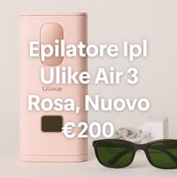 Epilatore IPL Ulike Air 3 Rosa NUOVO – €200