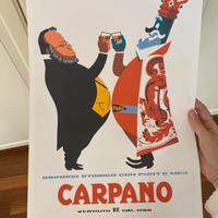 Poster stampa carpano Cavour Campari Aperol