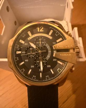 Orologio diesel colore oro qudrante  51 mm/ pelle