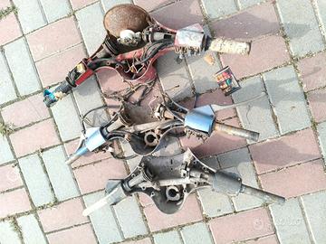 manubrio piaggio vespa px 125 150 200 sterzo epoca