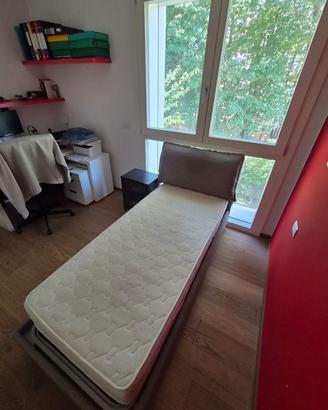 Letto singolo contenitore Chateau d'Ax + materasso