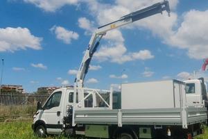 IvecoDaily 50 con Gru Copma e Cassone fisso Patent