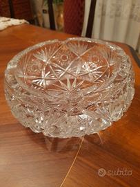 Posacenere in cristallo di Boemia