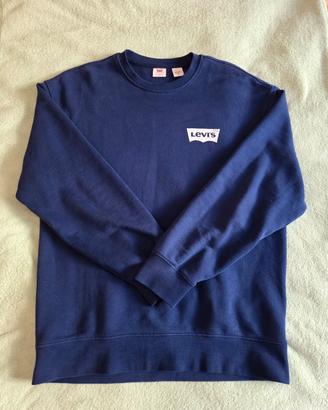 Felpa Levi's Relaxed Fit Blu - Taglia S (Oversize)