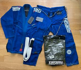 Kimono BJJ Tatami Estilo VI 6.0 Blue & White - A1
