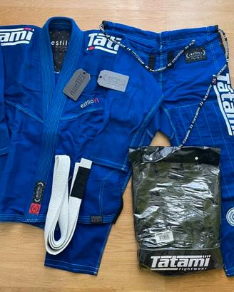 Kimono BJJ Tatami Estilo VI 6.0 Blue & White - A1