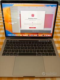 Macbook pro 13” touch bar 256 gb INTEL I5