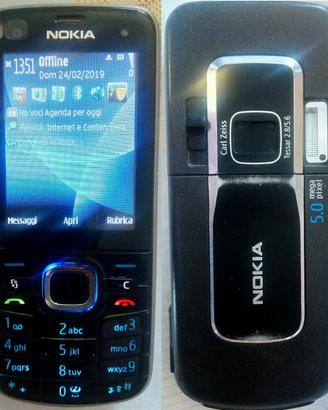 Telefono cellulare Nokia 6220 nero classic vintage