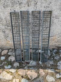 griglie carrabili acciaio zincato 15x100 x 2.8 cm