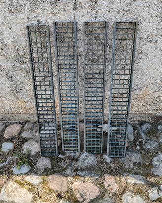 griglie carrabili acciaio zincato 15x100 x 2.8 cm