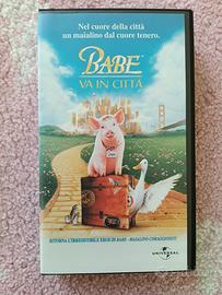 Vhs vintage Babe va in città, Universal custodia