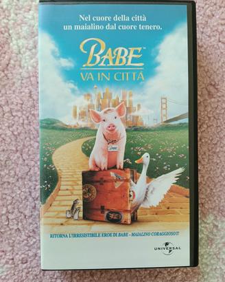 Vhs vintage Babe va in città, Universal custodia