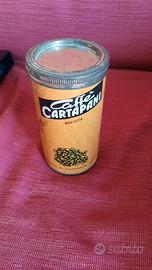 Scatola in latta caffe Cartapani
