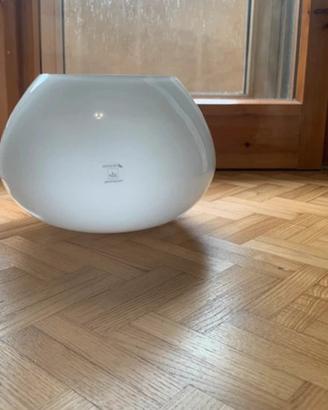 Vaso bombato di design in vetro