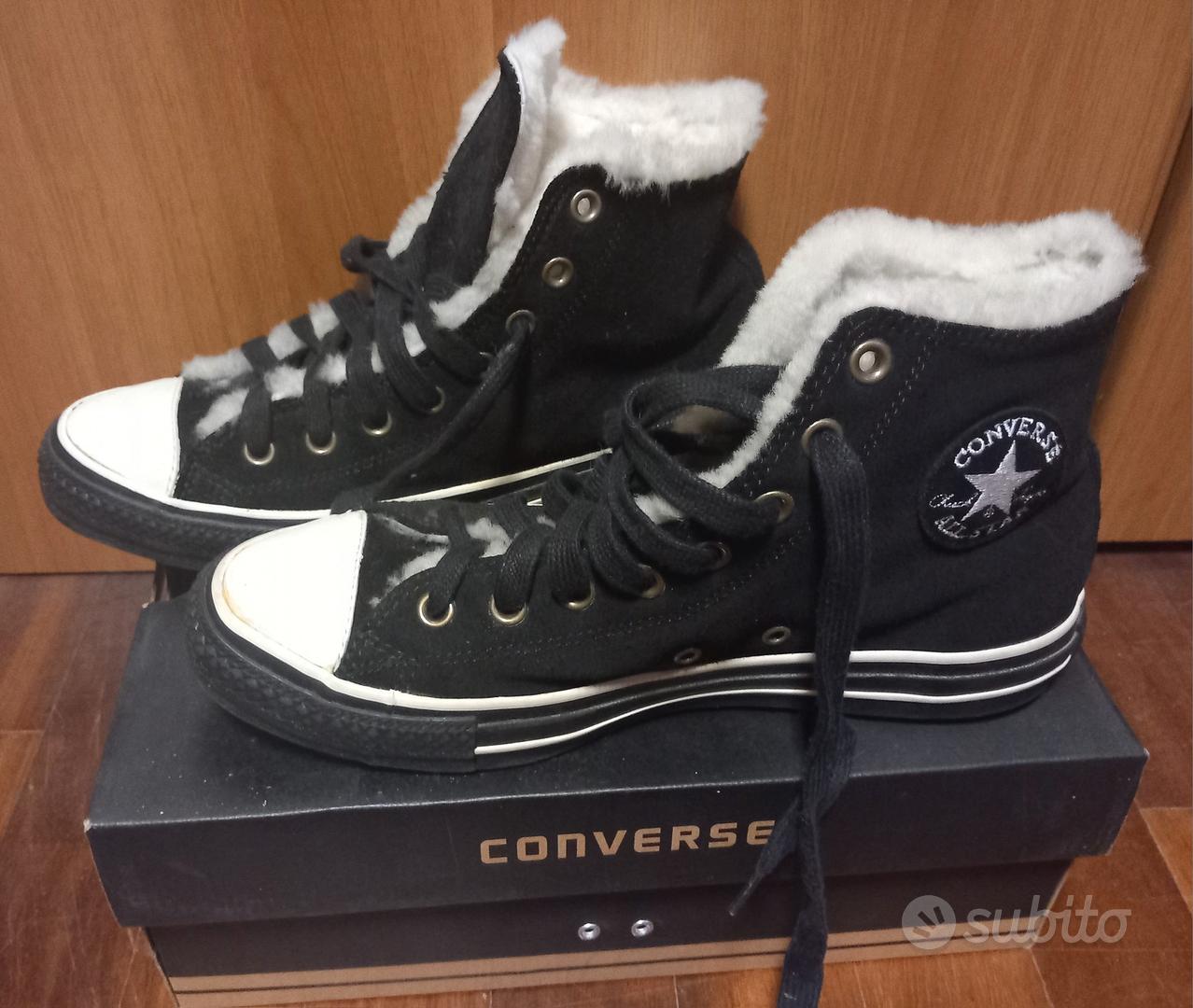 Converse nere shop alte invernali