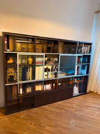 Libreria parete attrezzata