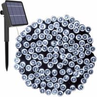 Catena luminosa led con pannello solare 7 mt