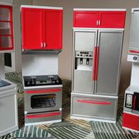 Set cucina giocattolo per Barbie o bambole