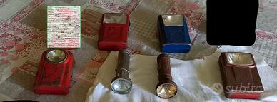 6 Antiche rare torce da collezione Buono stato  2.