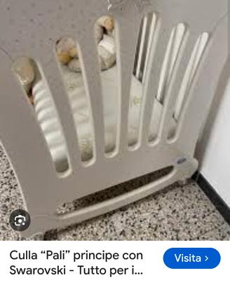 culla come da foto esempio