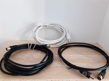 3 Cavi Antenna Maschio Femmina – 1,5 m + 2,90 m +