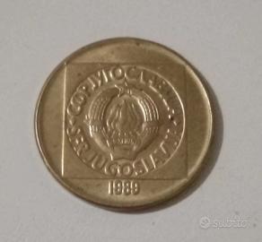 Moneta 100 Dinari Anno 1989 Ex Jugoslavia